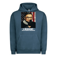 Pigment Midnight Navy Notorious R.B.G. Funny Progressive, Liberal Ruth Bader Ginsburg Urban Hoodie - artisFamous