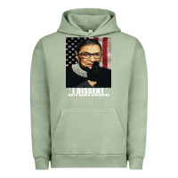 Pigment Oil Green Notorious R.B.G. Funny Progressive, Liberal Ruth Bader Ginsburg Urban Hoodie - artisFamous