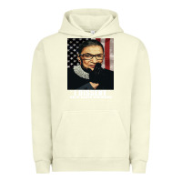 Pigment Pistachio Notorious R.B.G. Funny Progressive, Liberal Ruth Bader Ginsburg Urban Hoodie - artisFamous