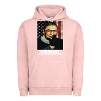 Pigment Salmon Notorious R.B.G. Funny Progressive, Liberal Ruth Bader Ginsburg Urban Hoodie - artisFamous