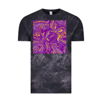 Cloud Black Abstract Mardi Gras Seamless Pattern Vintage Tee - FaDigitalArtStudio