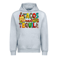 Heather Grey tacos and tequila Urban Hoodie - RanaPortraitStore