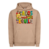 Pigment Burro tacos and tequila Urban Hoodie - RanaPortraitStore