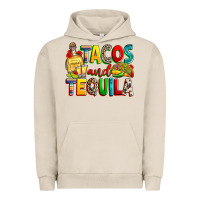 Pigment French Oak tacos and tequila Urban Hoodie - RanaPortraitStore