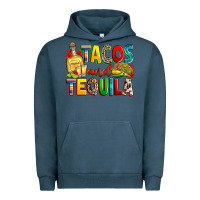 Pigment Midnight Navy tacos and tequila Urban Hoodie - RanaPortraitStore