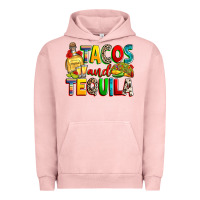 Pigment Salmon tacos and tequila Urban Hoodie - RanaPortraitStore