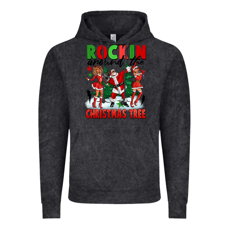 Rockin Around The Christmas Tree Vintage Hoodie by FaDigitalArtStudio | Teevron