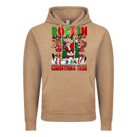 Vintage Coffee Rockin Around The Christmas Tree Vintage Hoodie - FaDigitalArtStudio