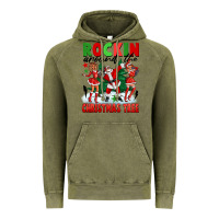 Vintage Olive Rockin Around The Christmas Tree Vintage Hoodie - FaDigitalArtStudio