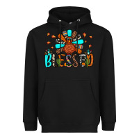 Black blessed turkey Heavyweight Hoodie - JahusDesignShop