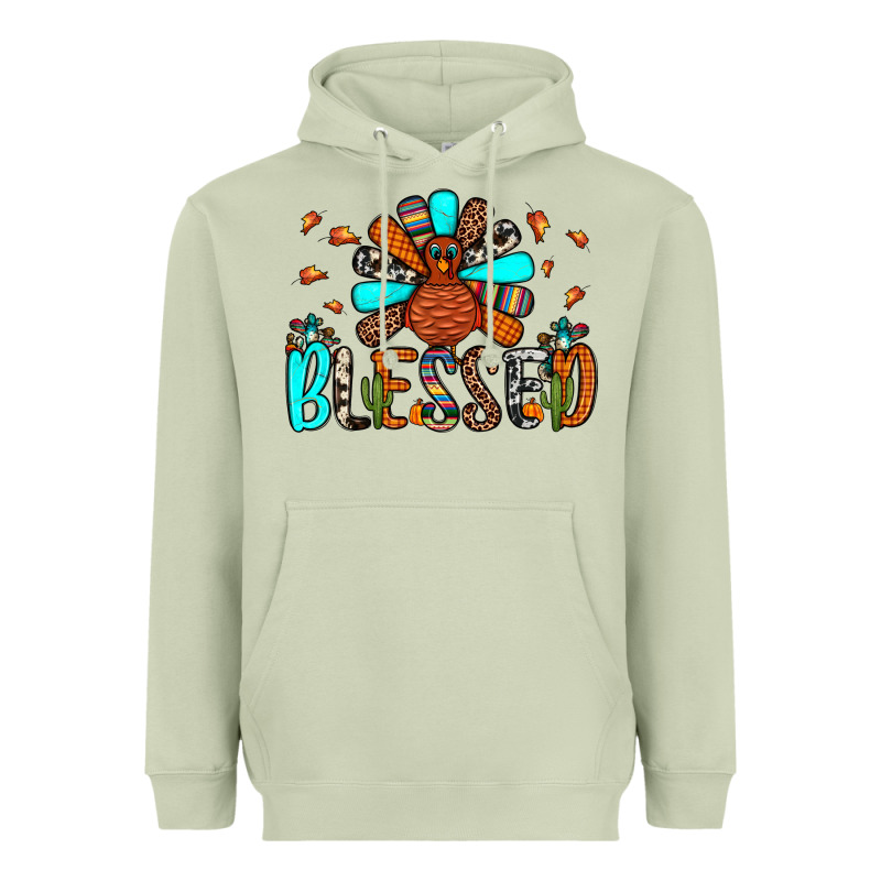Blessed Turkey Heavyweight Hoodie by JahusDesignShop | Teevron