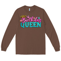 Chestnut birthday queen Long Sleeve Tee - BundleAndBundleShop