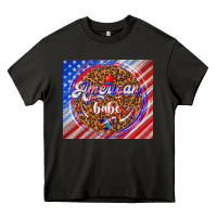 Asphalt American babe Heavy Core Tee - TumblerDesignByShophia