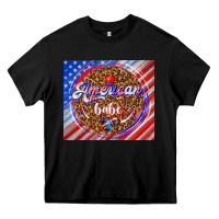Black American babe Heavy Core Tee - TumblerDesignByShophia