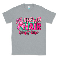 Heather Grey Chemo hair don't care Cancer Awareness Classic Tee - HowdyJamesFarm