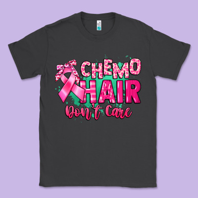 Chemo Hair Don't Care Cancer Awareness Classic Tee Designed By Howdyjamesfarm
