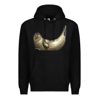 Black sea seal Premium Hoodie - LillyAllenDesigns
