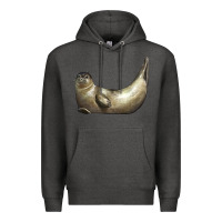 Charcoal Heather sea seal Premium Hoodie - LillyAllenDesigns