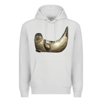 Dove Grey sea seal Premium Hoodie - LillyAllenDesigns