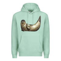 Seafoam sea seal Premium Hoodie - LillyAllenDesigns
