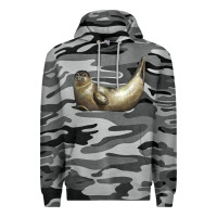 Slate Camo sea seal Premium Hoodie - LillyAllenDesigns