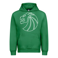 Emerald outline seven lions Urban Hoodie - artisFamous