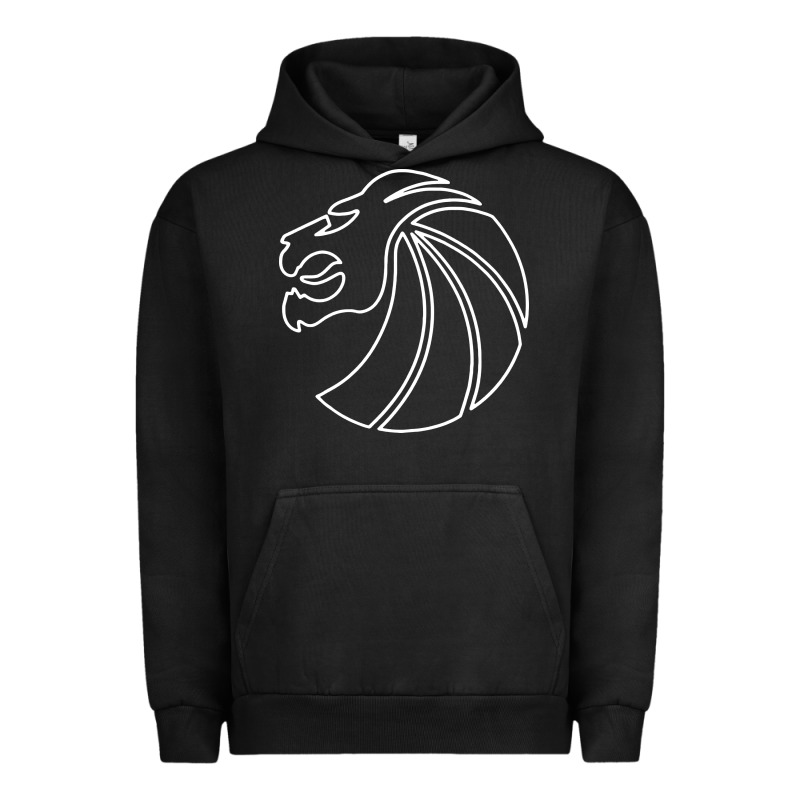 Outline Seven Lions Urban Hoodie by artisFamous | Teevron