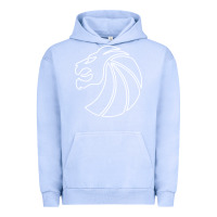 Pigment Grape Ice outline seven lions Urban Hoodie - artisFamous