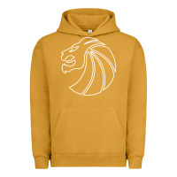Pigment Peanut Butter outline seven lions Urban Hoodie - artisFamous