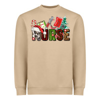 Mushroom Christmas nurse Heavyweight Sweatshirt - AdoDesignShop