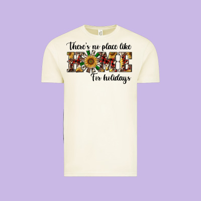 There's No Place Like Home For Holidays Vintage Tee Designed By Ranaportraitstore