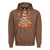 Chestnut christmas tree cake and cookies ado Zipper Hoodie - AdoDesignShop