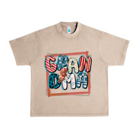 French Oak 4th of July grandma with lightning bolt Urban Heavy Tee - FaDigitalArtStudio