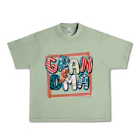 Oil Green 4th of July grandma with lightning bolt Urban Heavy Tee - FaDigitalArtStudio