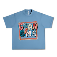 Pebble Blue 4th of July grandma with lightning bolt Urban Heavy Tee - FaDigitalArtStudio