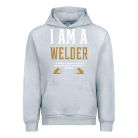 Heather Grey I Am A WELDER - WELDER Job Gift Funny Urban Hoodie - artisFamous