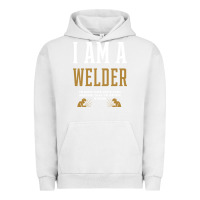 Pigment Lunar Rock I Am A WELDER - WELDER Job Gift Funny Urban Hoodie - artisFamous