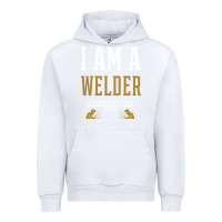 White I Am A WELDER - WELDER Job Gift Funny Urban Hoodie - artisFamous