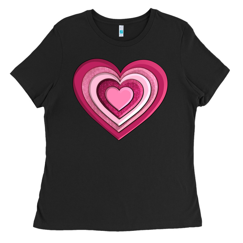 Sweet Heart Olivia Ladies Tee by OliviaCreatesArt | Teevron