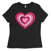 Black sweet heart olivia Ladies Tee - OliviaCreatesArt