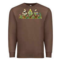 Chestnut cactus cowhide serape Premium Sweatshirt - JahusDesignShop