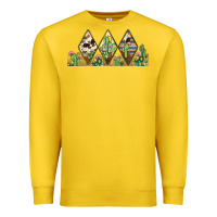 Lemon cactus cowhide serape Premium Sweatshirt - JahusDesignShop
