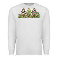 Oatmeal Heather cactus cowhide serape Premium Sweatshirt - JahusDesignShop