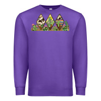 Purple cactus cowhide serape Premium Sweatshirt - JahusDesignShop