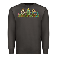 Smoke cactus cowhide serape Premium Sweatshirt - JahusDesignShop