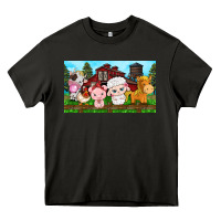 Asphalt cute farm animals Heavy Core Tee - TumblerDesignByShophia