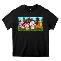 Black cute farm animals Heavy Core Tee - TumblerDesignByShophia