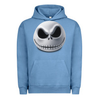 Pigment Pebble Blue happy halloween pumpkin Trick or treat Urban Hoodie - artisFamous