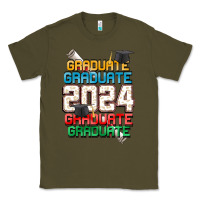Army Green graduate 2024 Classic Tee - CowGirlArtShop