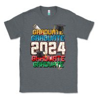Charcoal Heather graduate 2024 Classic Tee - CowGirlArtShop